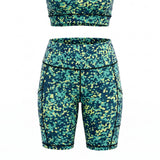 MULTI COLOUR GYM SHORT