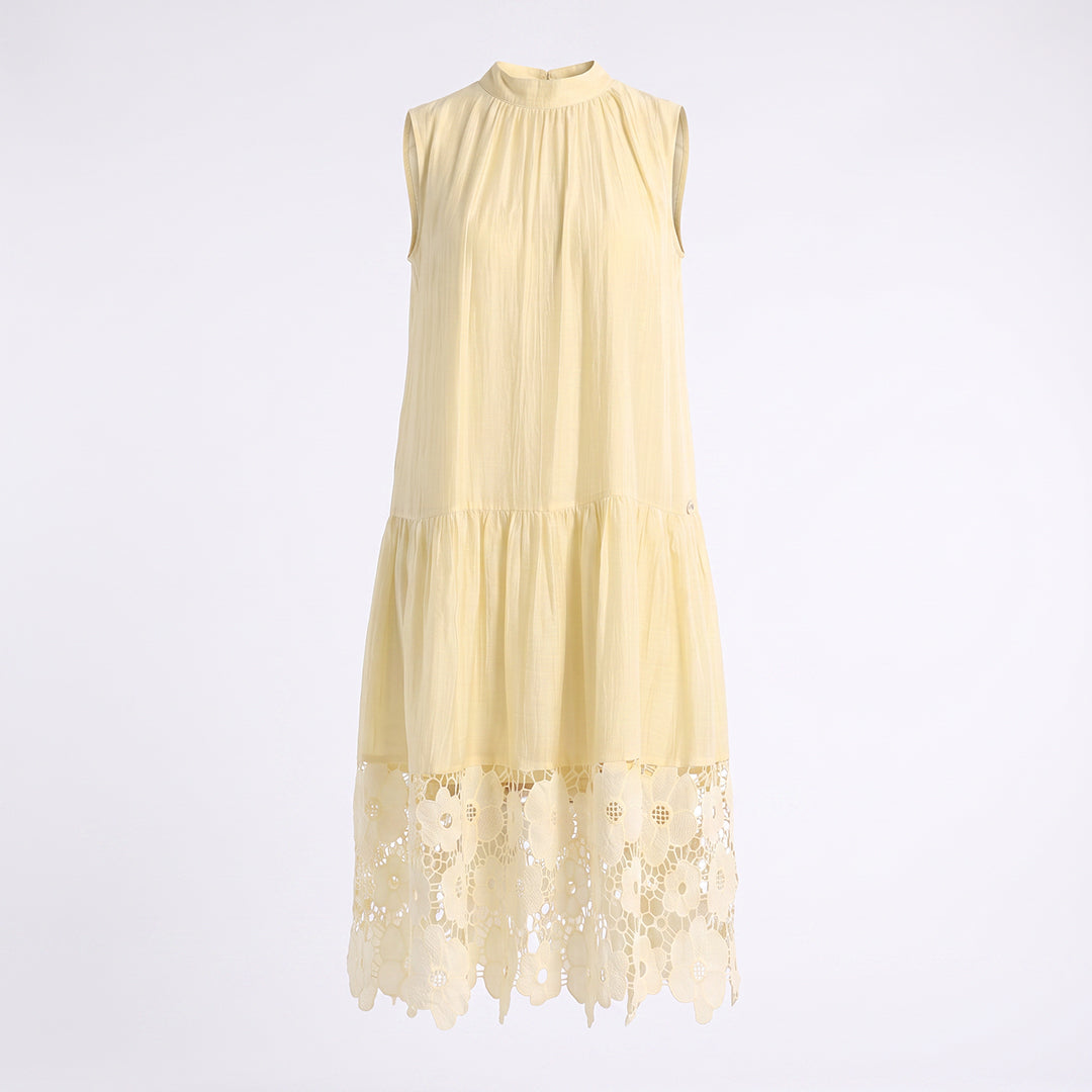 LACE HEM DRESS
