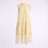 LACE HEM DRESS