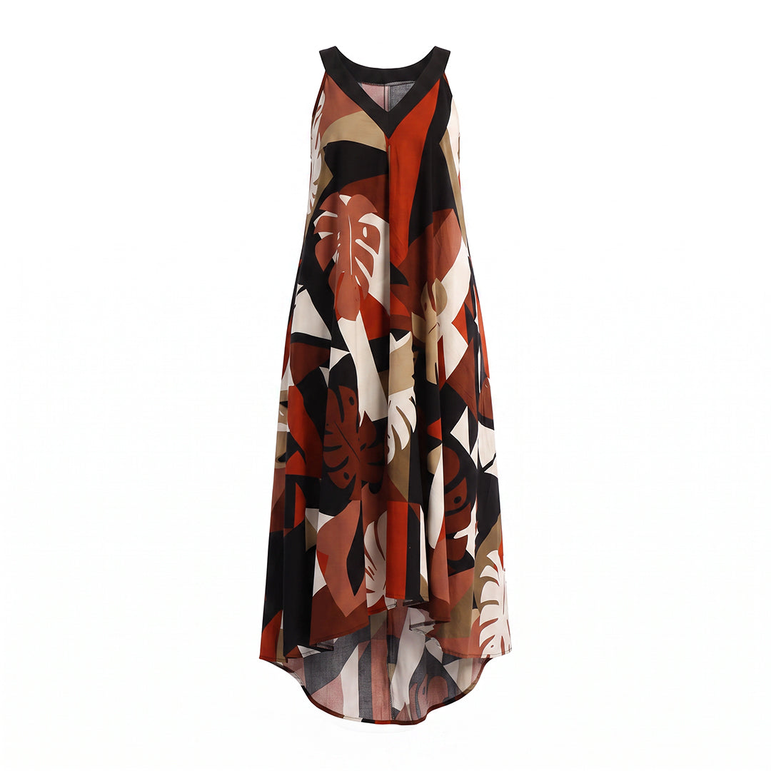 LADIES CIARRA RUST DRESS
