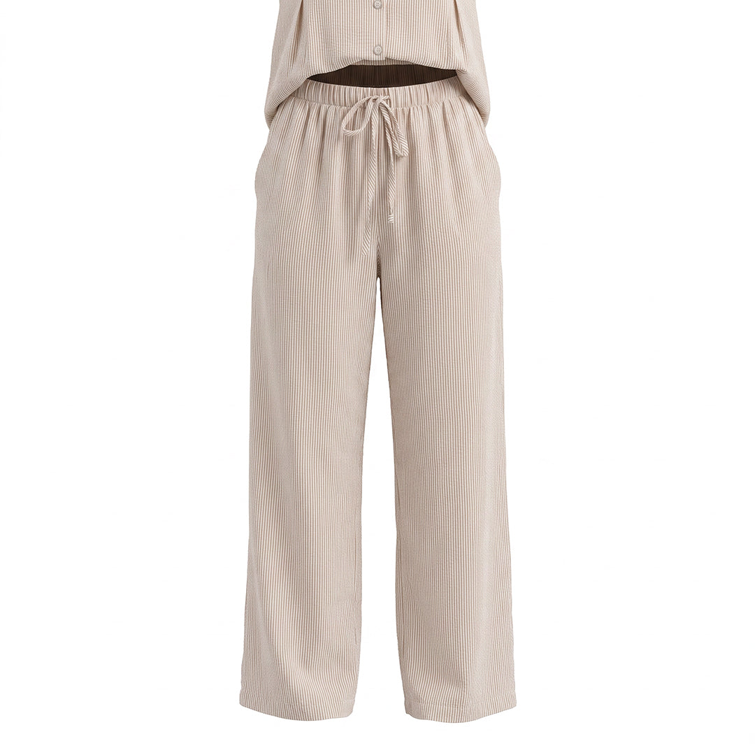 Stripe Wide Leg Pants