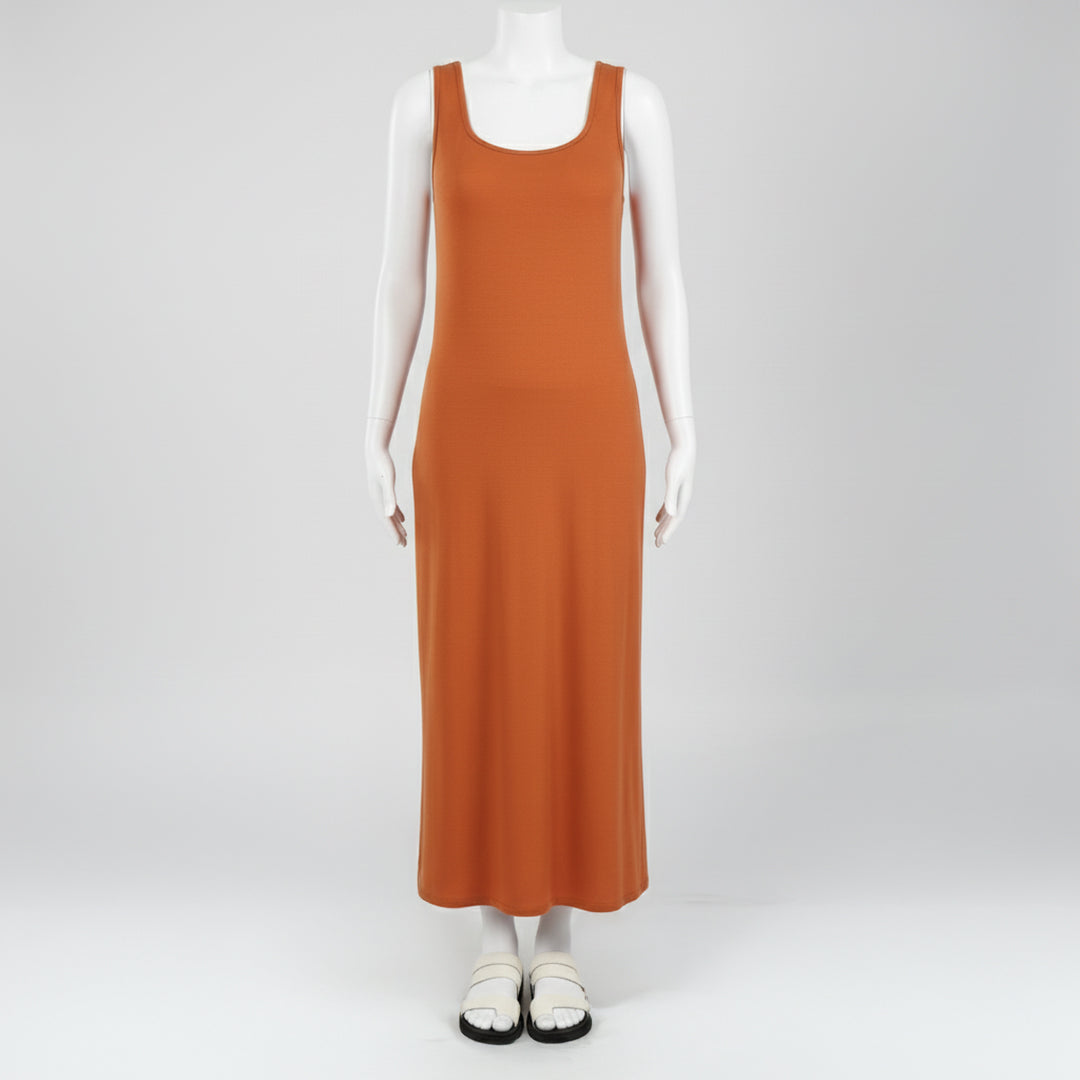 Alora Ladies Rust Dress