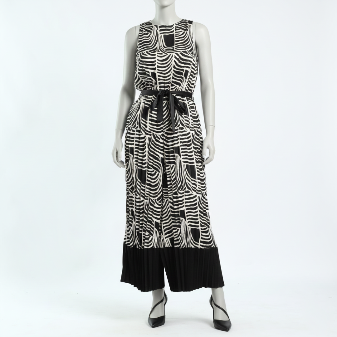 LADIES CIARRA BLACK/STONE JUMPSUIT CIARRA Fashion Fusion