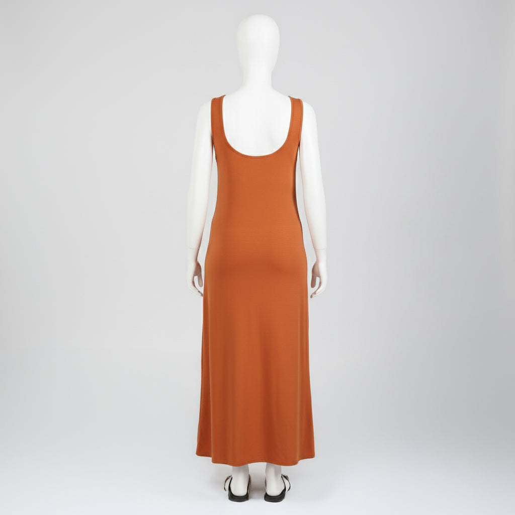 Alora Ladies Rust Dress