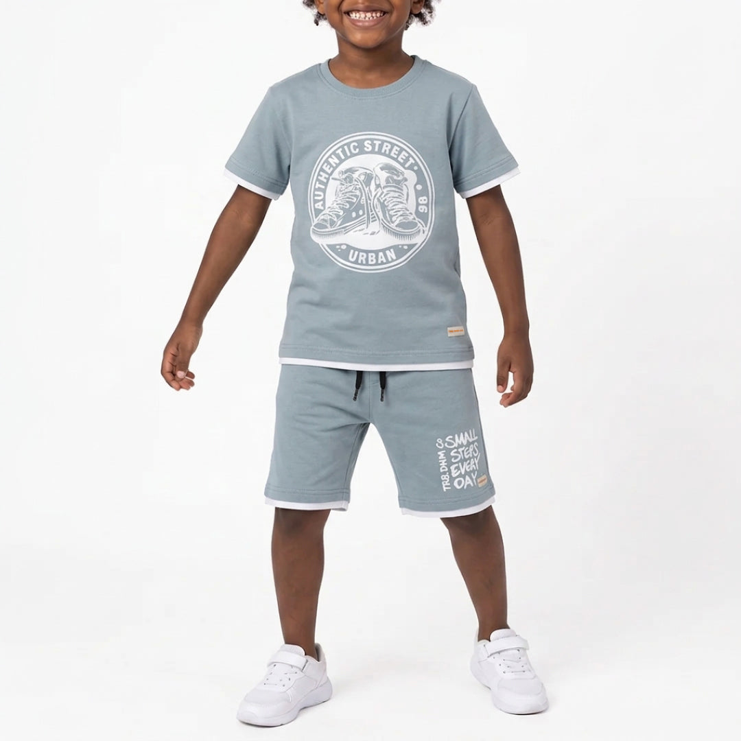 BOYS TEE AND SHORT SET