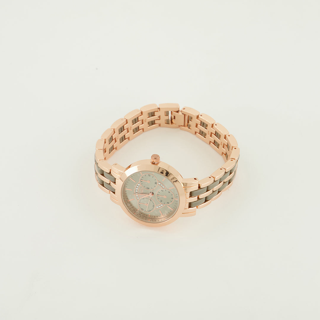 Double Inset Chain Link Watch