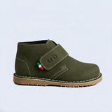 PRE BOYS TRB OLIVE VELCRO STRAP BOOT (WOVEN BADGE)