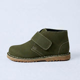 PRE BOYS TRB OLIVE VELCRO STRAP BOOT (WOVEN BADGE)