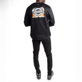 BRIGGS BLACK FRONT AND BACK PRINTED SWEATER (KASIFIED)