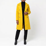 LADIES MUSTARD COAT