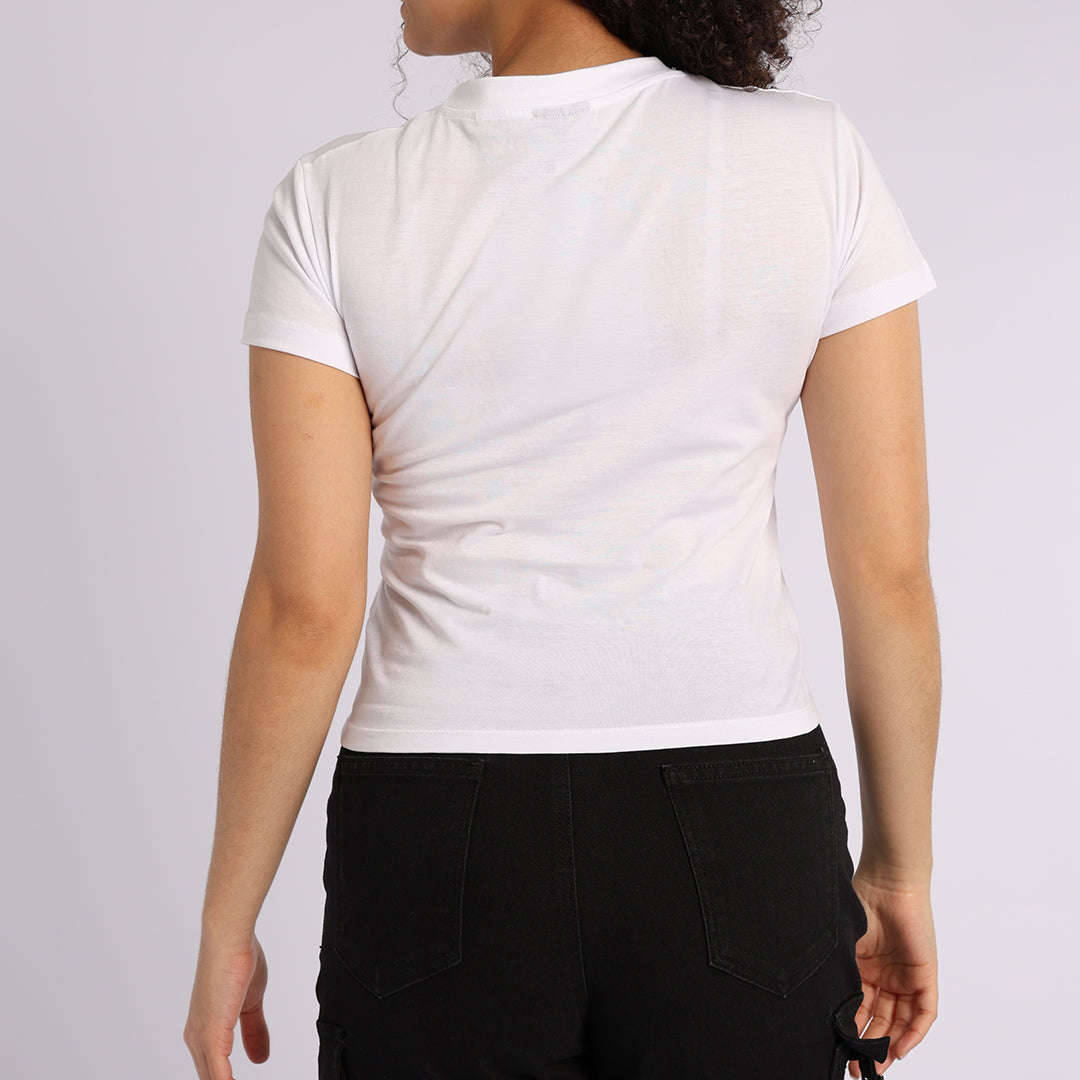 White Fashion Tee