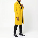 LADIES MUSTARD COAT