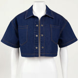 Mill Wash Cropped Shacket