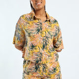 Yellow Printed Shirts ALORA Fashion Fusion