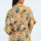 Yellow Printed Shirts ALORA Fashion Fusion