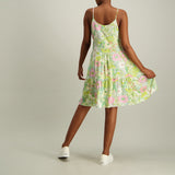 LADIES ALORA PRINT 9 STRAPPY TIERED DRESS - Fashion Fusion 119.00 Fashion Fusion
