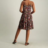 LADIES ALORA PRINT 10 STRAPPY TIERED DRESS - Fashion Fusion 119.00 Fashion Fusion