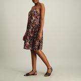 LADIES ALORA PRINT 10 STRAPPY TIERED DRESS - Fashion Fusion 119.00 Fashion Fusion