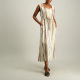 Linen Stripe Dress - Fashion Fusion 349.00 Fashion Fusion