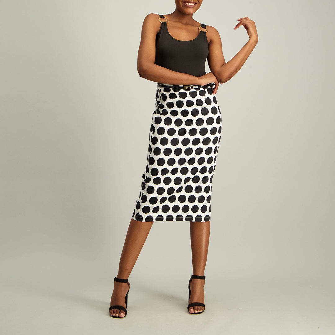 Sateen Pencil Skirt - Fashion Fusion 179.00 Fashion Fusion