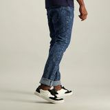 Denim Jeans With Rip And Repair Detail. - Fashion Fusion 179.00 Fashion Fusion