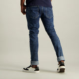 Denim Jeans With Rip And Repair Detail. - Fashion Fusion 179.00 Fashion Fusion