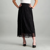 LACE PLEATED SKIRT - Fashion Fusion 179.99 Fashion Fusion