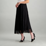 LACE PLEATED SKIRT - Fashion Fusion 179.99 Fashion Fusion