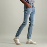 LIGHT WASH TAPE DETAIL JEANS - Fashion Fusion 369.00 Fashion Fusion