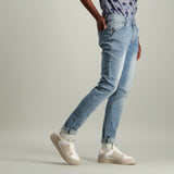 LIGHT WASH TAPE DETAIL JEANS - Fashion Fusion 369.00 Fashion Fusion